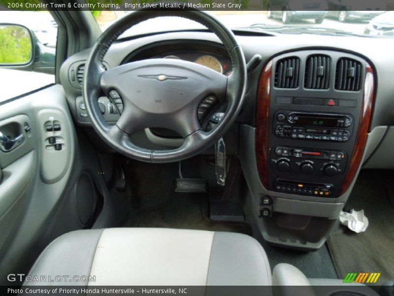 Bright Silver Metallic / Medium Slate Gray 2004 Chrysler Town & Country Touring