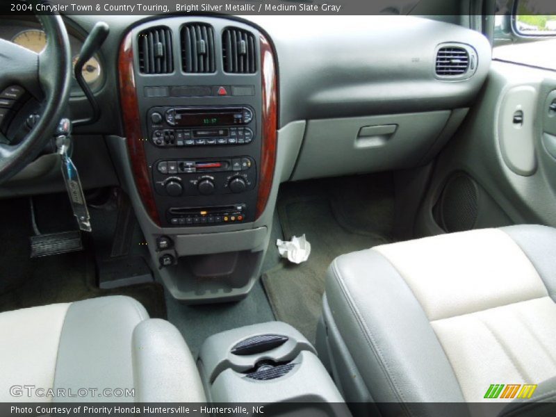 Bright Silver Metallic / Medium Slate Gray 2004 Chrysler Town & Country Touring