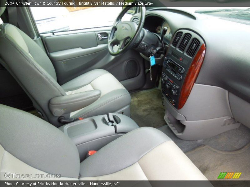 Bright Silver Metallic / Medium Slate Gray 2004 Chrysler Town & Country Touring