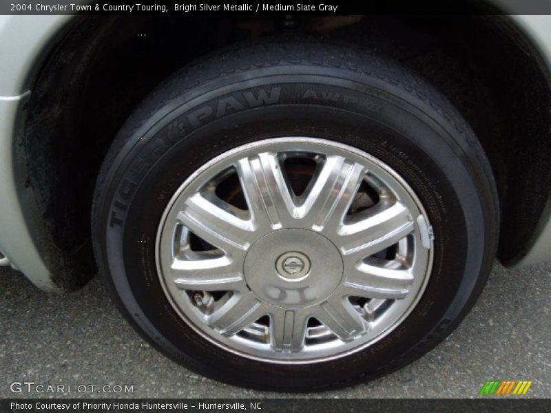 Bright Silver Metallic / Medium Slate Gray 2004 Chrysler Town & Country Touring
