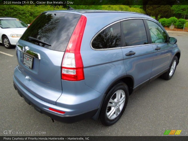 Glacier Blue Metallic / Gray 2010 Honda CR-V EX