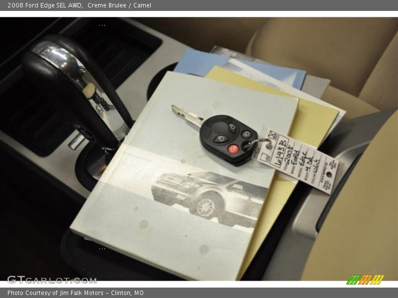 Creme Brulee / Camel 2008 Ford Edge SEL AWD