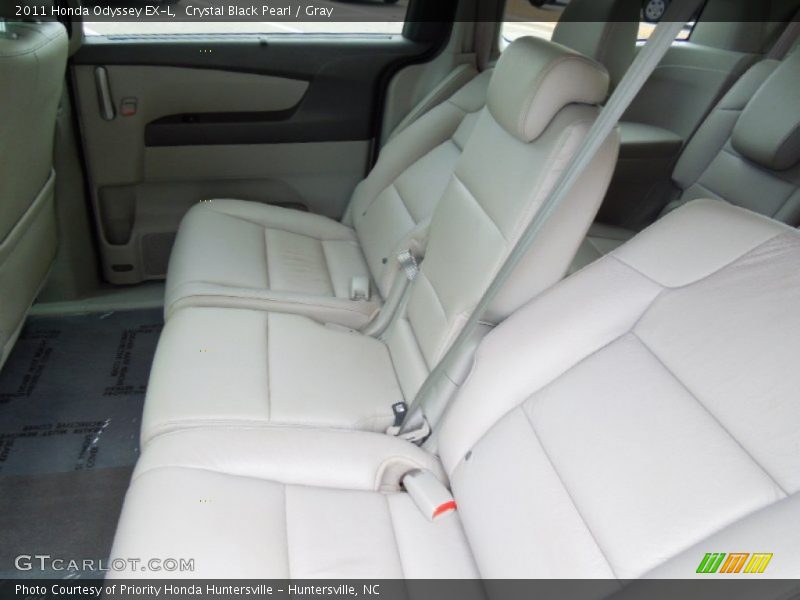 Crystal Black Pearl / Gray 2011 Honda Odyssey EX-L