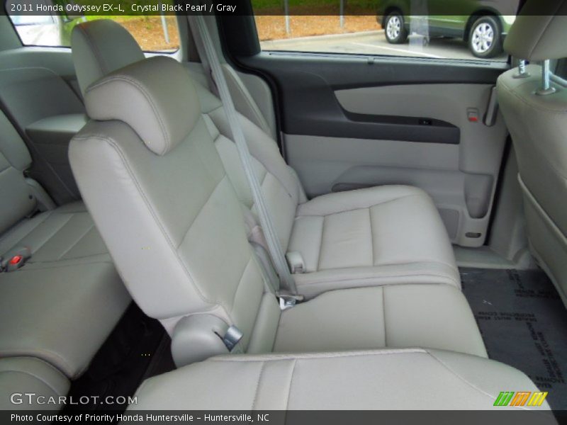 Crystal Black Pearl / Gray 2011 Honda Odyssey EX-L