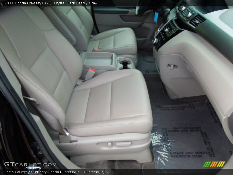 Crystal Black Pearl / Gray 2011 Honda Odyssey EX-L