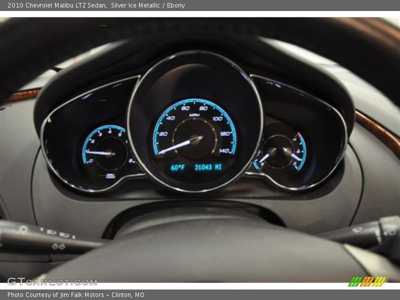 Silver Ice Metallic / Ebony 2010 Chevrolet Malibu LTZ Sedan