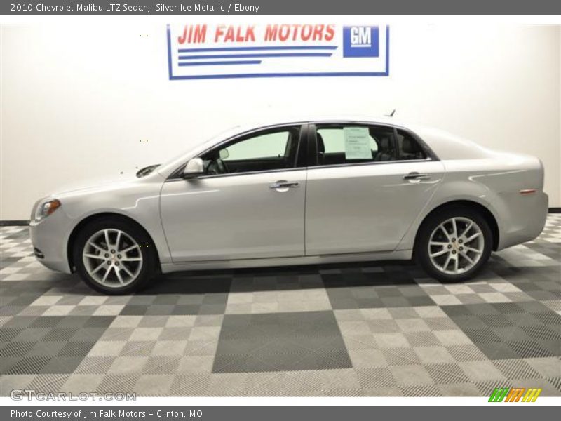 Silver Ice Metallic / Ebony 2010 Chevrolet Malibu LTZ Sedan