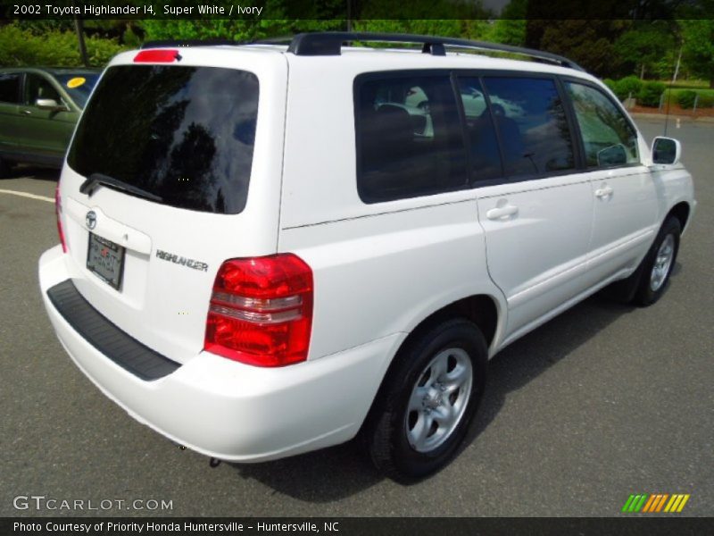 Super White / Ivory 2002 Toyota Highlander I4