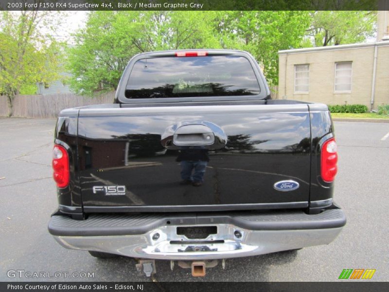 Black / Medium Graphite Grey 2003 Ford F150 FX4 SuperCrew 4x4