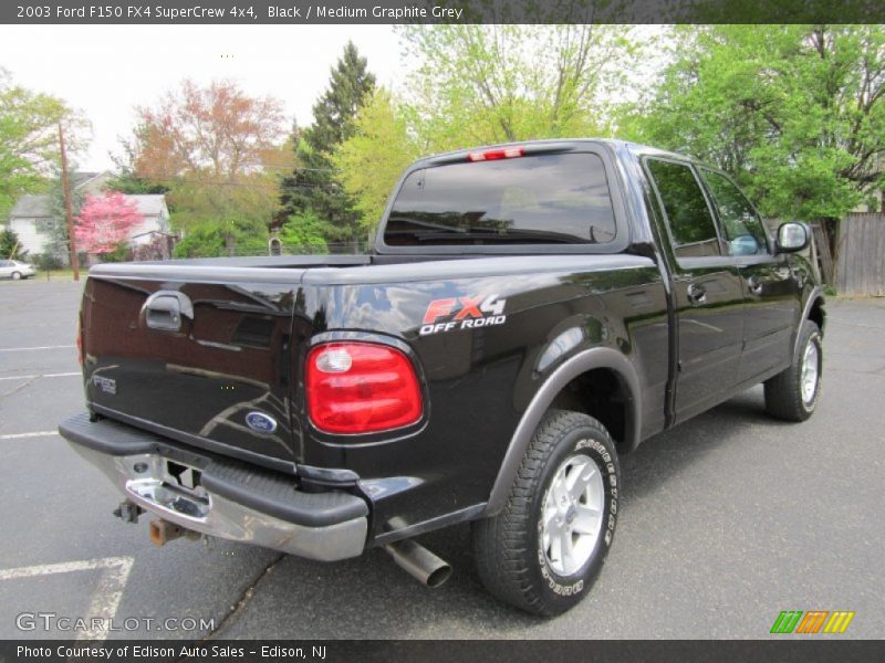 Black / Medium Graphite Grey 2003 Ford F150 FX4 SuperCrew 4x4