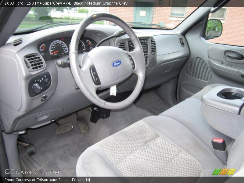  2003 F150 FX4 SuperCrew 4x4 Medium Graphite Grey Interior