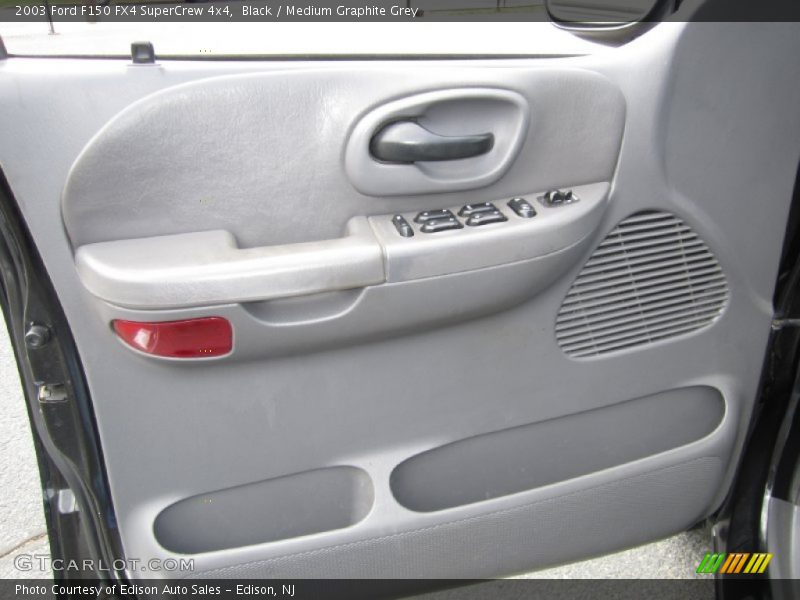 Black / Medium Graphite Grey 2003 Ford F150 FX4 SuperCrew 4x4