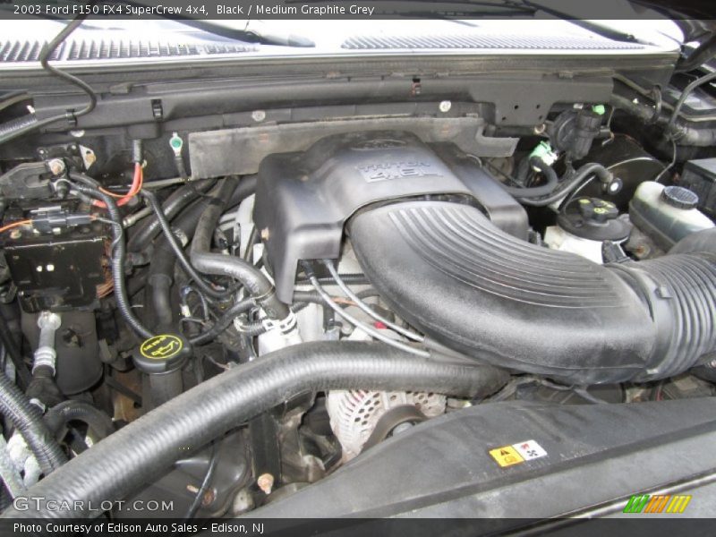 Black / Medium Graphite Grey 2003 Ford F150 FX4 SuperCrew 4x4