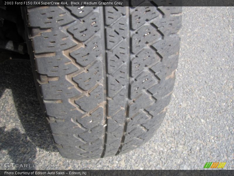 Black / Medium Graphite Grey 2003 Ford F150 FX4 SuperCrew 4x4