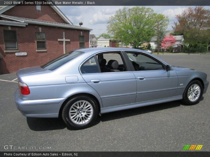 Blue Water Metallic / Black 2003 BMW 5 Series 530i Sedan