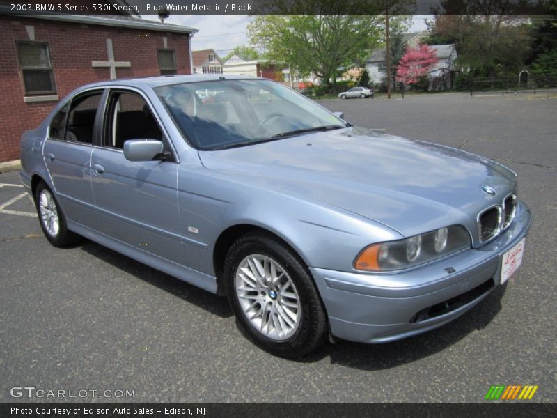 Blue Water Metallic / Black 2003 BMW 5 Series 530i Sedan