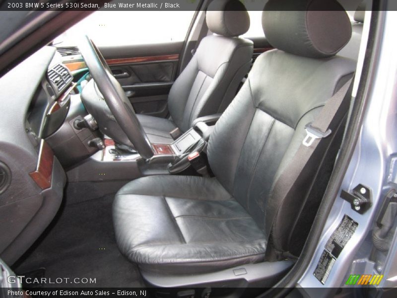 Blue Water Metallic / Black 2003 BMW 5 Series 530i Sedan