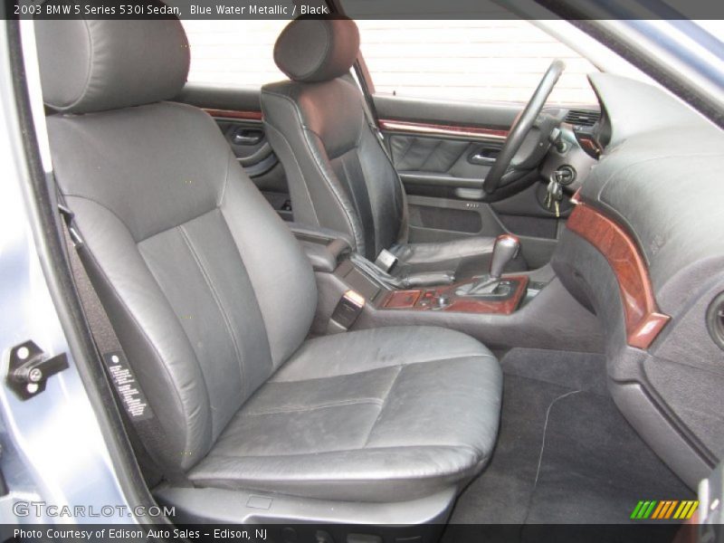 Blue Water Metallic / Black 2003 BMW 5 Series 530i Sedan