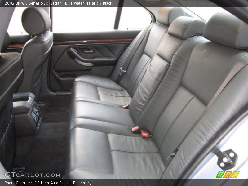 Blue Water Metallic / Black 2003 BMW 5 Series 530i Sedan