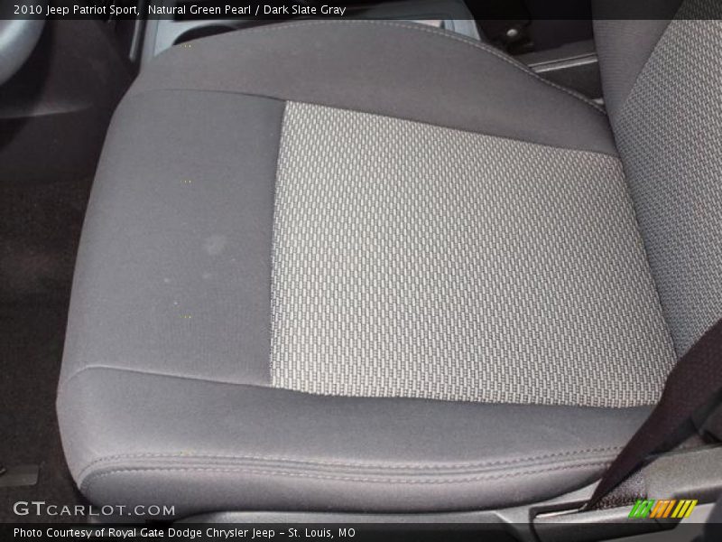 Natural Green Pearl / Dark Slate Gray 2010 Jeep Patriot Sport