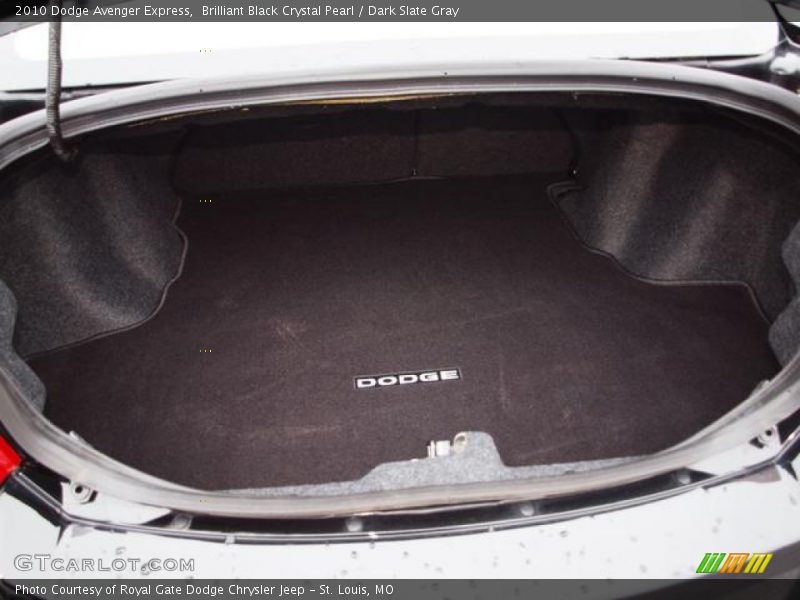 Brilliant Black Crystal Pearl / Dark Slate Gray 2010 Dodge Avenger Express