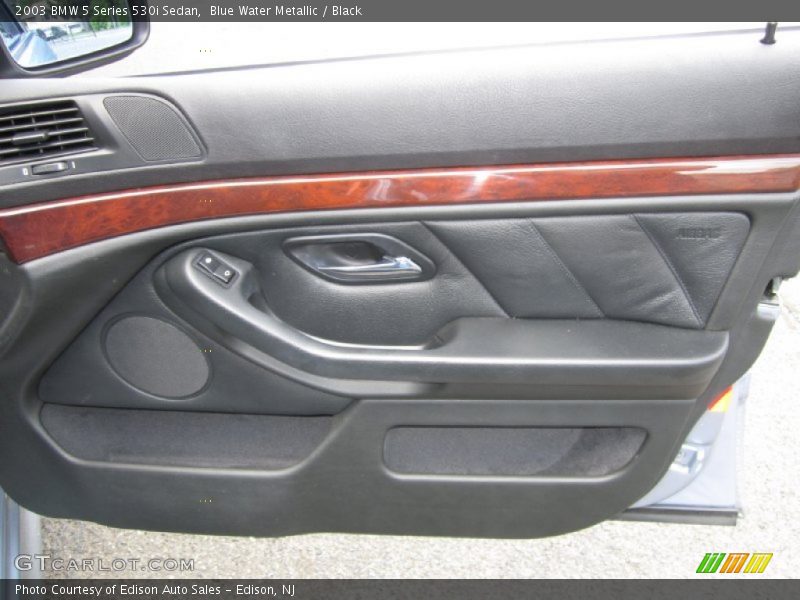 Blue Water Metallic / Black 2003 BMW 5 Series 530i Sedan
