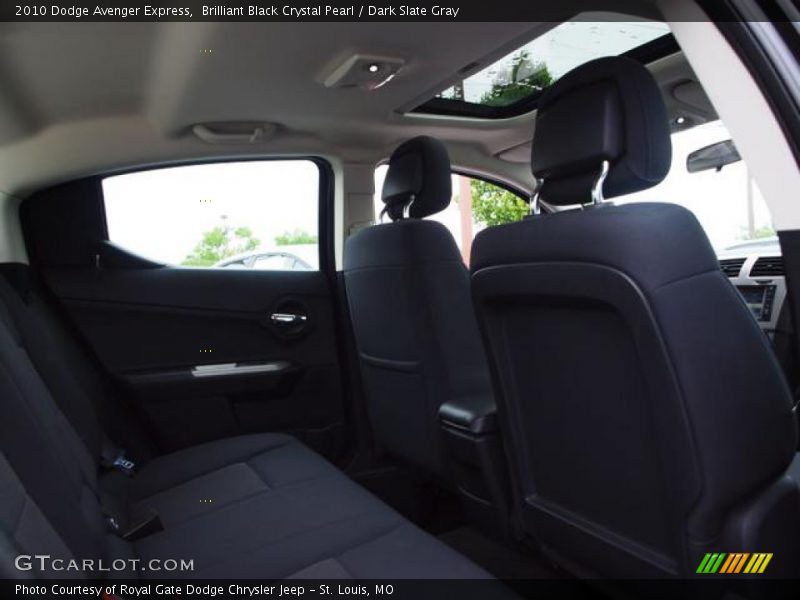 Brilliant Black Crystal Pearl / Dark Slate Gray 2010 Dodge Avenger Express