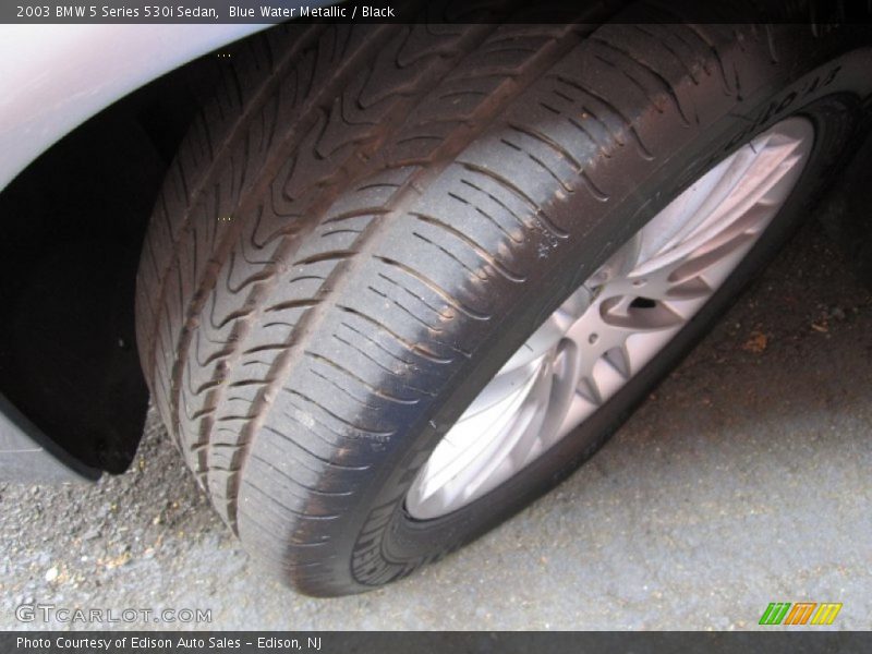 Blue Water Metallic / Black 2003 BMW 5 Series 530i Sedan