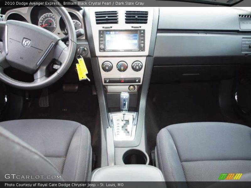 Brilliant Black Crystal Pearl / Dark Slate Gray 2010 Dodge Avenger Express