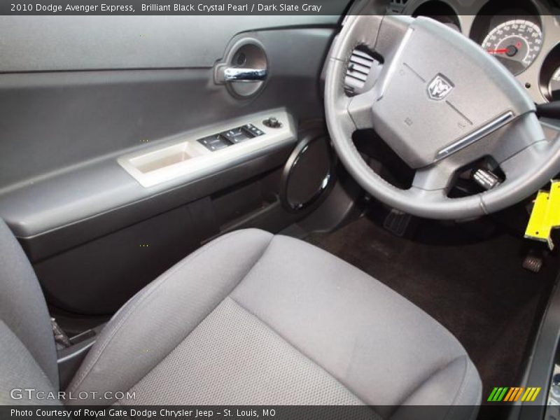 Brilliant Black Crystal Pearl / Dark Slate Gray 2010 Dodge Avenger Express