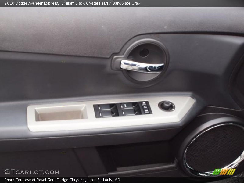 Brilliant Black Crystal Pearl / Dark Slate Gray 2010 Dodge Avenger Express