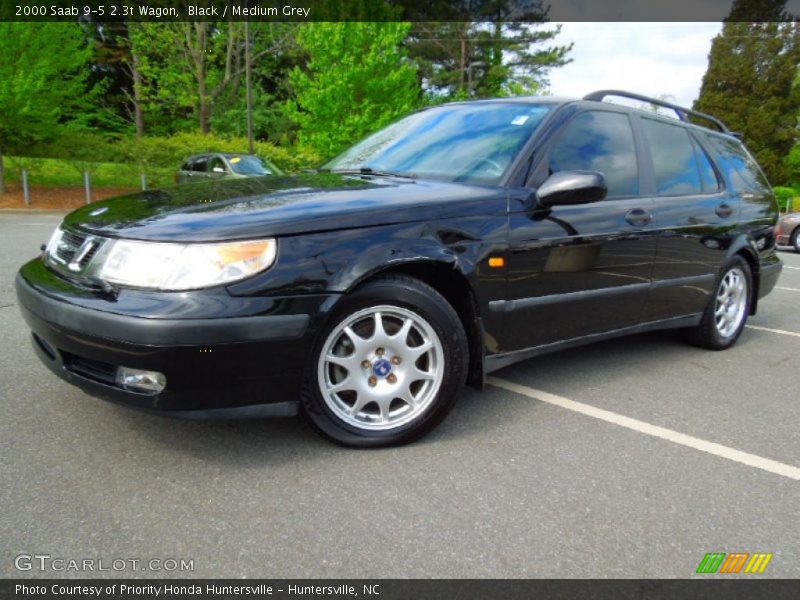 Black / Medium Grey 2000 Saab 9-5 2.3t Wagon