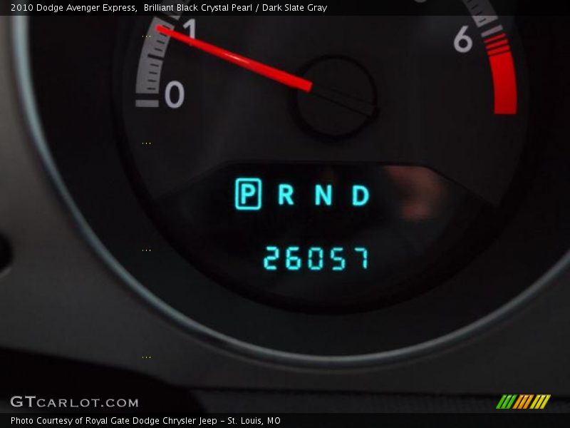 Brilliant Black Crystal Pearl / Dark Slate Gray 2010 Dodge Avenger Express