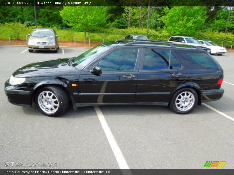 Black / Medium Grey 2000 Saab 9-5 2.3t Wagon