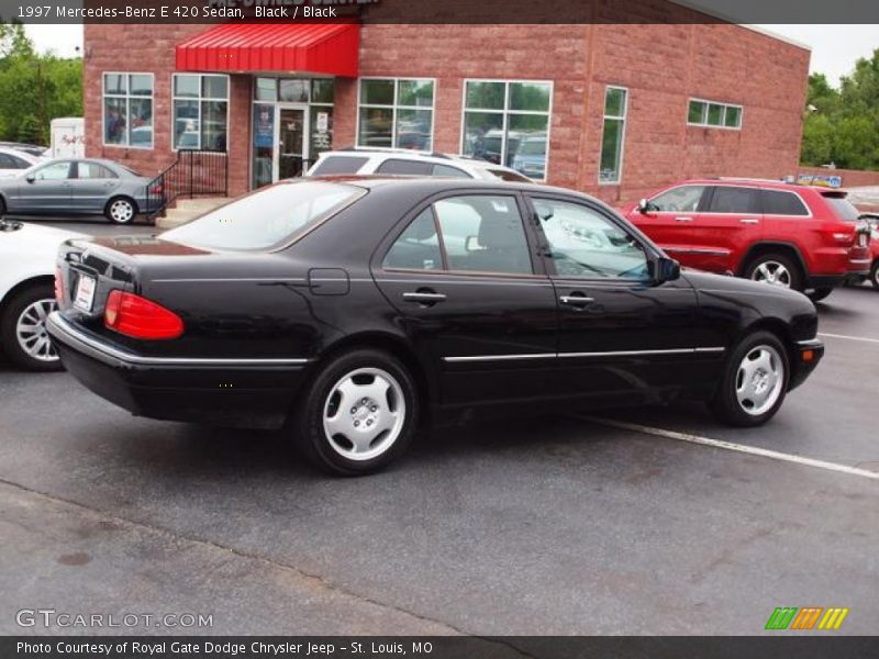 Black / Black 1997 Mercedes-Benz E 420 Sedan