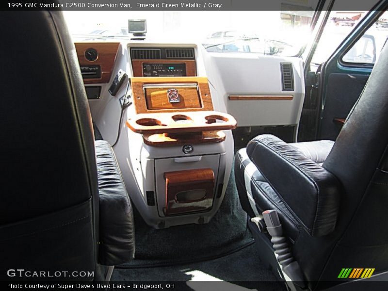 Emerald Green Metallic / Gray 1995 GMC Vandura G2500 Conversion Van