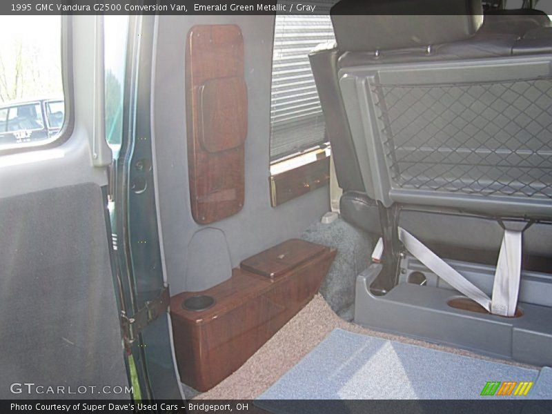 Emerald Green Metallic / Gray 1995 GMC Vandura G2500 Conversion Van