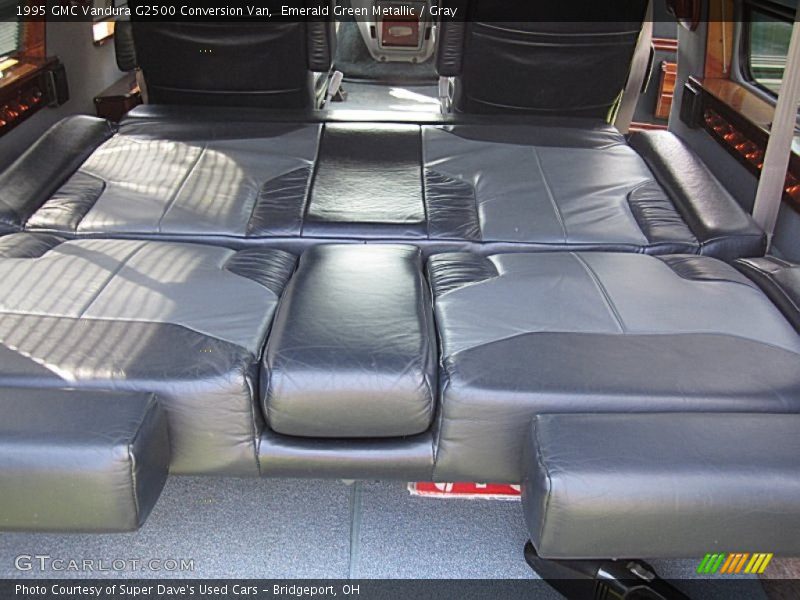 Emerald Green Metallic / Gray 1995 GMC Vandura G2500 Conversion Van