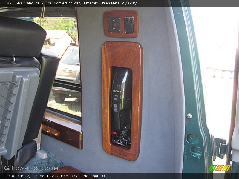 Emerald Green Metallic / Gray 1995 GMC Vandura G2500 Conversion Van