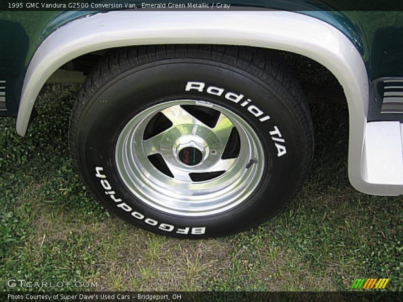 Emerald Green Metallic / Gray 1995 GMC Vandura G2500 Conversion Van