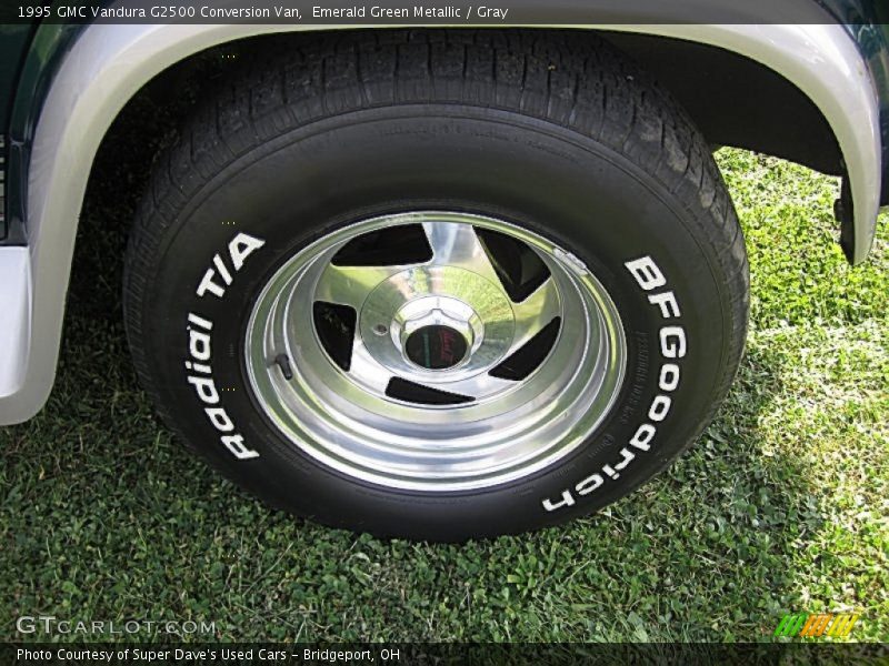Emerald Green Metallic / Gray 1995 GMC Vandura G2500 Conversion Van