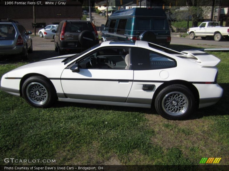  1986 Fiero GT White