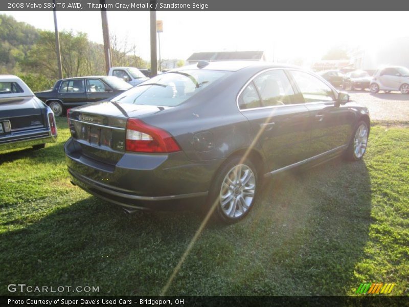 Titanium Gray Metallic / Sandstone Beige 2008 Volvo S80 T6 AWD