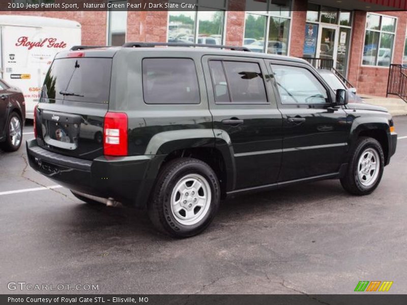 Natural Green Pearl / Dark Slate Gray 2010 Jeep Patriot Sport