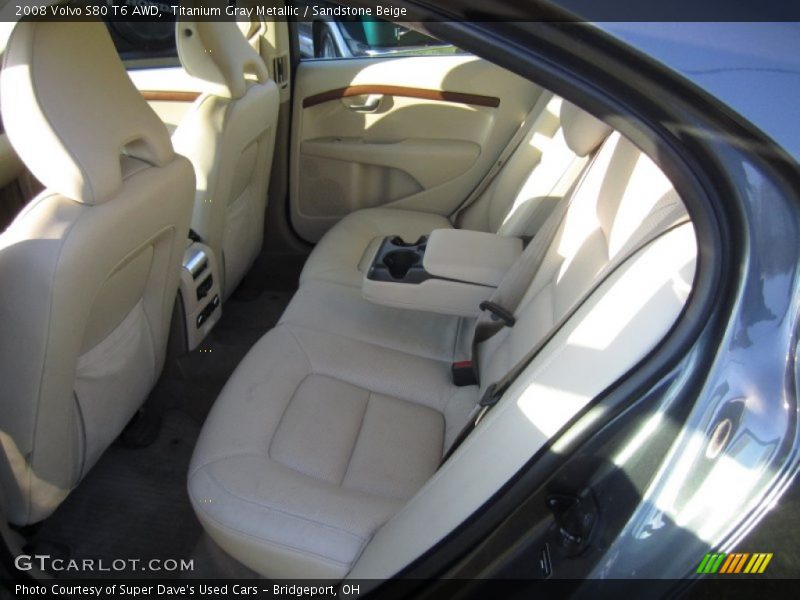 Titanium Gray Metallic / Sandstone Beige 2008 Volvo S80 T6 AWD