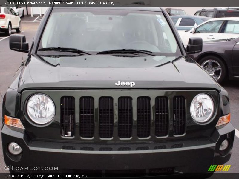 Natural Green Pearl / Dark Slate Gray 2010 Jeep Patriot Sport