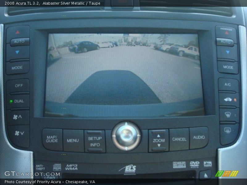 Alabaster Silver Metallic / Taupe 2008 Acura TL 3.2