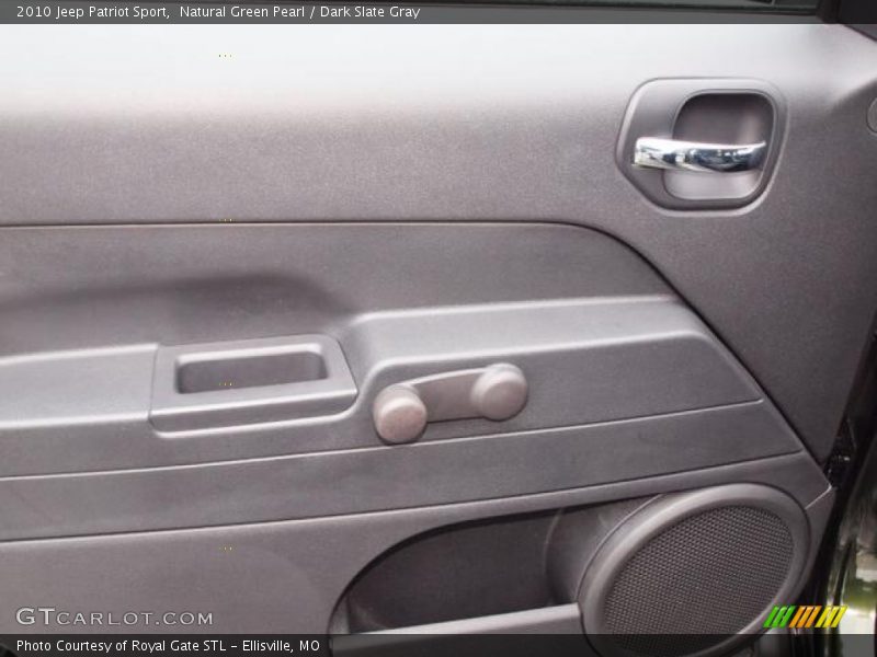 Natural Green Pearl / Dark Slate Gray 2010 Jeep Patriot Sport