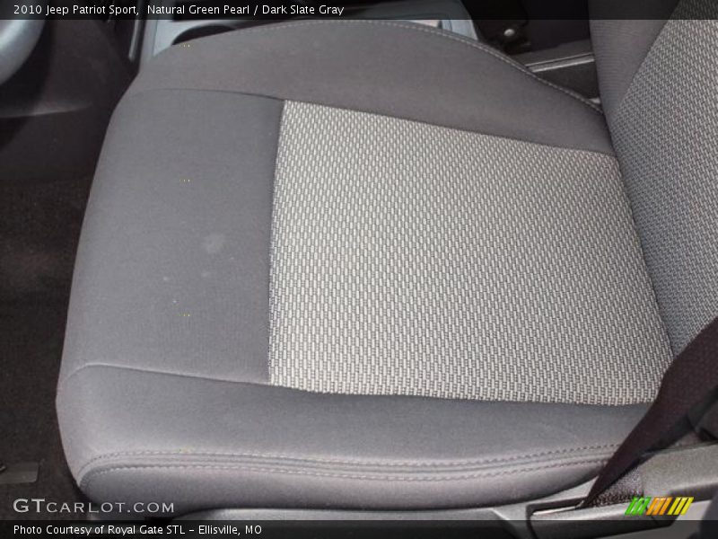 Natural Green Pearl / Dark Slate Gray 2010 Jeep Patriot Sport