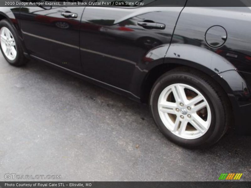 Brilliant Black Crystal Pearl / Dark Slate Gray 2010 Dodge Avenger Express